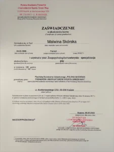 Zaświadczenie